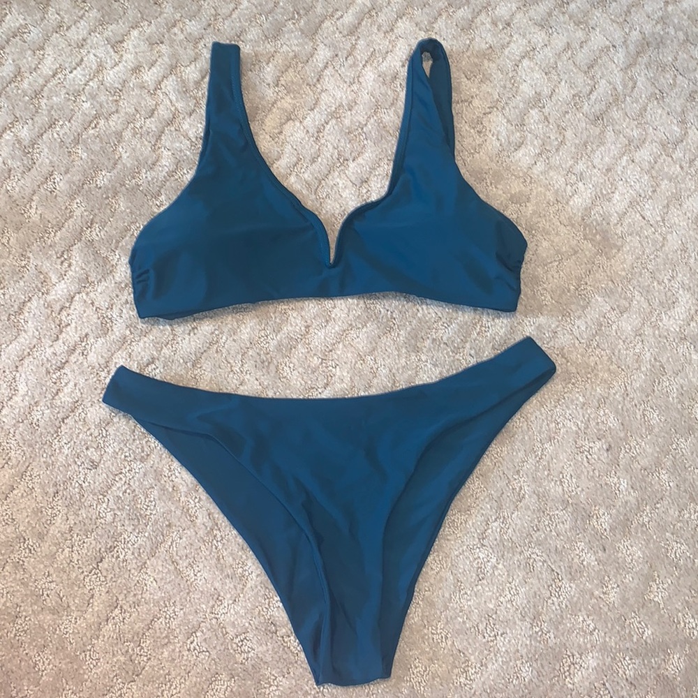 SHEIN BLUE BIKINI